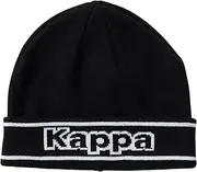 [Kappa] 634914 Men's Logo Knit Cap, Black, Black, One Size