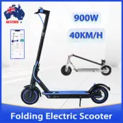 Adult Foldable Electric Scooter with Seat 50KM Range 8.5" Tire Bike 900W 40KM/H
