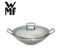 在飛比找Yahoo!奇摩拍賣優惠-德國 WMF 36cm 不鏽鋼中華炒鍋