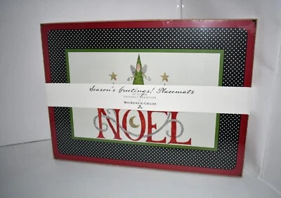 Patience Brewster Season’s Greetings! Cork Back Placemats - Set of 4 #: 32618-12