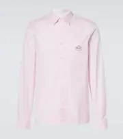[Prada] Prada Logo cotton Oxford shirt UK 14,5 pink