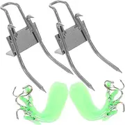 TOVINANNA 4pcs Cat Spikes for Tree Climbing Safety Lanyard Rope Set Lightweight Climbing Gear for Outdoor Adventure