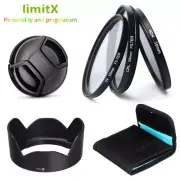 Filter UV CPL ND4 Bayonet Lens Hood For Canon RF-S 18-45mm STM Lens R10 R50 R100