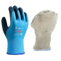 在飛比找momo購物網優惠-戶外保暖防寒防水加厚手套 登山雪地保暖手套(3雙入)