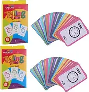 FELTECHELECTR Learning Clock Toys for Boys and Girls Educational Digital Clock Toddler Games Boys and Girls Learning Tool Safe Fun