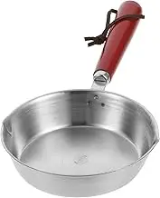 iplusmile Mini Egg Frying Pan Stainless Steel Nonstick Skillet for Omelets Quick Heating Kitchen Tool for Induction Cooktops Compact Design for and Sharing