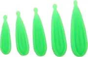 5-Pack Night Fishing Glow Dark Casting Plugs Practice Lures for Night Fishing