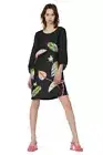 Gorman "Prime Time Placement" shift dress in black/multi size UK8 BNWT