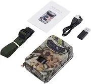 HONMEET Night Vision Hunting Camera Outdoor Camcorder with Ir LEDs Protection for Wildlife Monitoring Farm Security Random Shell