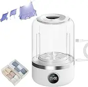 Ye02 underwear washer, 8.3 * 5.5inch Mini Portable Washing Machine, 20 Times Usage Per Charge, for Bra and Underwear for Home, Apartment, Camping, Travel (1 pcs)