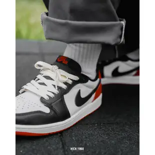 AIR JORDAN 1 LOW OG BLACK TOE 黑頭 白黑紅芝加哥低筒休閒鞋【CZ0790-106】AJ1