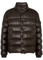Moncler Lule Quilted Shell Jacket - Brown - 2, Men's Designer Shell Jacket, Male - 2 2