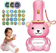 Flashlight Projector Light - Bear Appearance Story Torches,24 Patterns Light Toy for Children's Lighting New Year