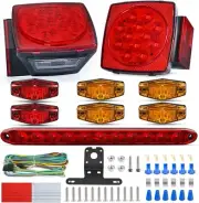 Luces De Stop Led Para Camiones 9 Pcs Rojo Blanco-Ámbar Para Luz De Posición NEW