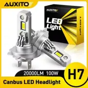 AUXITO H7 LED Headlight Bulbs High Low Beam Super Bright White CANBUS ERROR FREE