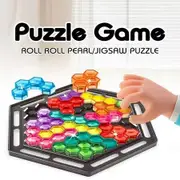 2 in 1 Kids Puzzle Push Bean Brains Chess Education Board Game Pieces for Children