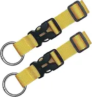 TOKIDNY 2pcs Adjustable Travel Luggage Straps Portable Suitcase Belts for Easy Identification Secure Closure Durable Design for Travel Accessories