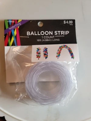 CLEAR 16 ft BALLOON STRIP Arch Decorations Party Wedding Events Supplies PT3