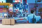 3D Street View Wallpaper Wall Mural Removable Self-adhesive 185