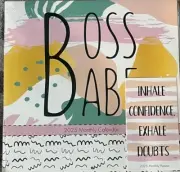 2025 Hanging Wall Calendar & Monthly Planner “BOSS BABE” Uplifting Quotes