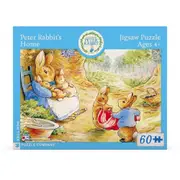 60pc New York Puzzle Company Peter Rabbit Jigsaw Puzzle 48x33cm Home 4y+