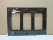 Premier Three 3 Gang decora Decorator Rocker Light Switch Wall Plate - Brown