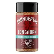 Fire & Smoke Society Thundering Longhorn Steak Seasoning | BBQ Rubs, Steak Rub f