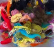 Wool Roving Color Sampler Wool Felting Wool mix Roving Bag 12 oz projects new