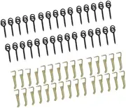 Eigell Fishing Anti Entanglement- Sleeves Sleeves Lock Pin Screws Tackle Set for Fisherman