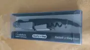 Waiter's Corkscrew Rabbit Zippity 2-Step Black, Pocket Size Metrokane
