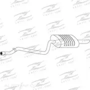 Redback Mufflers Bolt-On to suit Toyota Corolla Ae112 RM - M1482