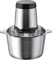 1/2pcs Electric Food Chopper - Large Food Processor, Detachable Chopper | 3l Adjustable Electric Grinder with 300w Powerful Motor, Bowl Chopper Meat Processor for Vegetables Onion Fruits and Nuts