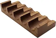 MYCENSE Wood Sushi Holder Presentation Platter Taco Holder Taco Stand for Party Dining Table