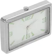 Car Clock Vehicle Clock Car Digital Clock Automotive Watch Car Dashboard Watch Small Dashboard Clock Automotive Clock Car Interior Clock Auto Clock Auto Mini Clock Silver Alloy