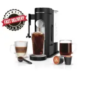 Ninja PB051 Pod & Grounds Specialty Single-Serve Coffee Maker 56oz Milk Frother