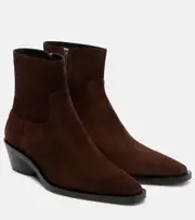 [Proenza Schouler] Proenza Schouler Bronco suede ankle boots AU 7 brown