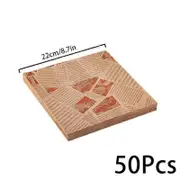 50pcs Wrapping Paper Kitchen Mat Oil-Absorbing Baking Tools Sandwich Packaging Meal Tray Pad