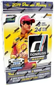 2019 PANINI DONRUSS RACING HOBBY 20 BOX CASE BLOWOUT CARDS