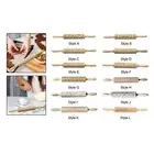 Engraved Embossing Rolling Pin Embossed Rolling Pin Cookie Stamps Roller 3D