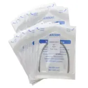 10bolsas Alambres de arco redondo de acero inoxidable Ortho Dental forma ovalada