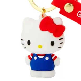 【小禮堂】Hello Kitty 立體矽膠造型鑰匙圈 《角色大賞》(平輸品)