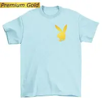 在飛比找Yahoo!奇摩拍賣優惠-【熱賣下殺價】情侶 PLAYBOY 金色系列 T 恤女士男士
