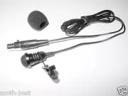 Clip-On Lavalier Lapel Microphone For AKG Gemini Samson Wireless System