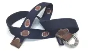 Daniel Cremieux Mens Twill Weave Belt with Football Graphic, Size S/M