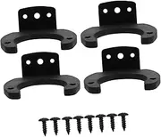 UPKOCH 4Pcs Microphone Wall Clip Durable Silicone Metal Microphone Holder Easy Installation Mic Clamp for Microphones Wall Mount Accessory for Home