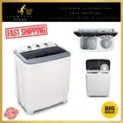 5KG Mini Portable Twin Tub Washing Machine Laundry Spin Wash Washer Dryer Combo