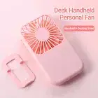 2Pcs/Set Cooling Fan Long Standby Time Convenient Student Fashion Table Handheld