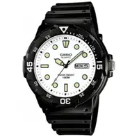 在飛比找PChome24h購物優惠-CASIO潛水風DIVER LOOK指針錶-白面