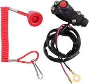 Replacement Handlebar 2 Wire Tether Kill Switch Compatible with Beach Buggy Off-Road Vehicle