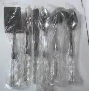 MIRAGE Lucite Acrylic Handle SET 6 Server Cutlery Vintage Japan NEW NOS